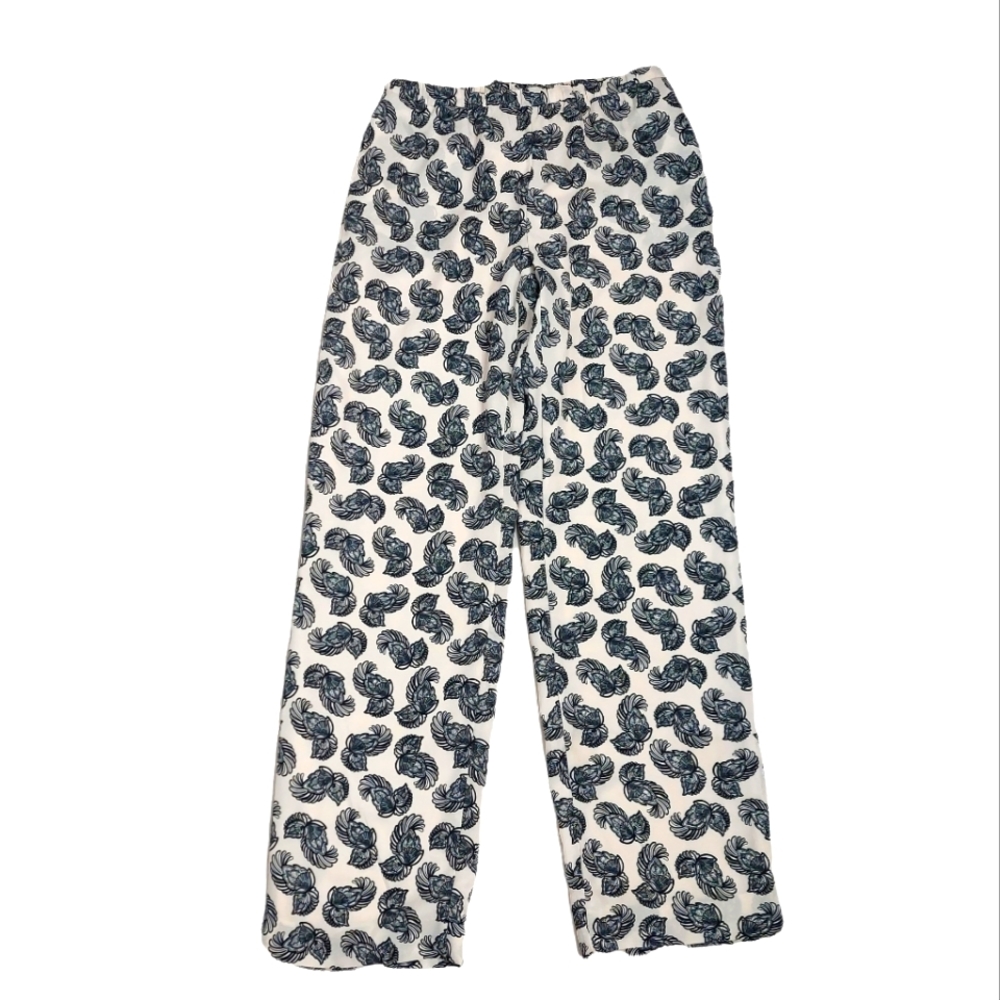 LPremise Floral Beige & Black Corpcore  Office Siren Pants